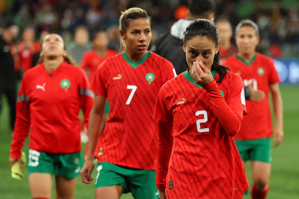 Atletas de Marrocos na Copa do Mundo Feminina de Futebol — Foto: getty