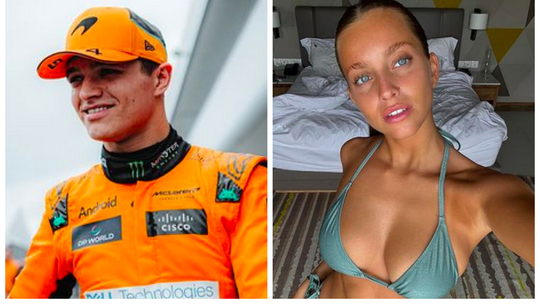 Namorada portuguesa não comemora primeira vitória de Lando Norris na Fórmula-1 após declaração sobre 'muitas garotas'