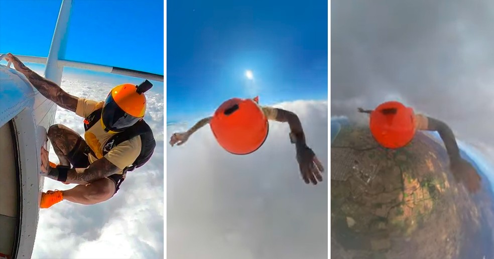 O impressionante salto do espanhol Eric Finat Trepat — Foto: reprodução