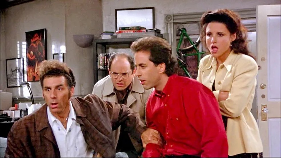 Cena da série Seinfeld, com Jerry Seinfeld — Foto: Foto: NBC
