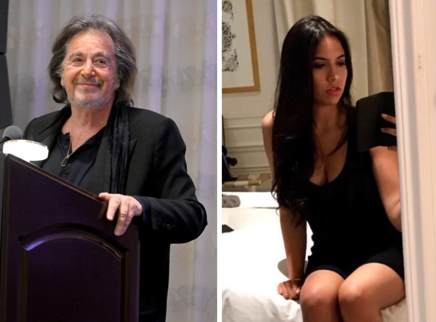 Al Pacino e sua namorada, Noor Alfallah