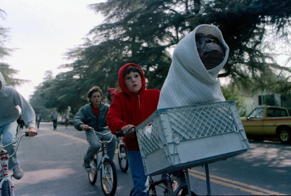 Cena de E.T. O Extraterrestre — Foto: divulgação