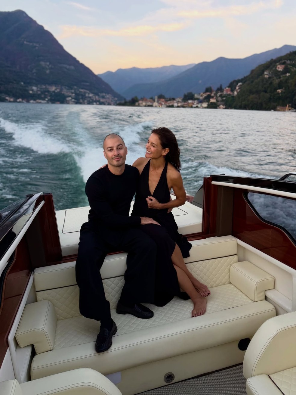 Katie Holmes com o novo namorado, o artista plástico Jason Bard Yarmosky — Foto: Instagram