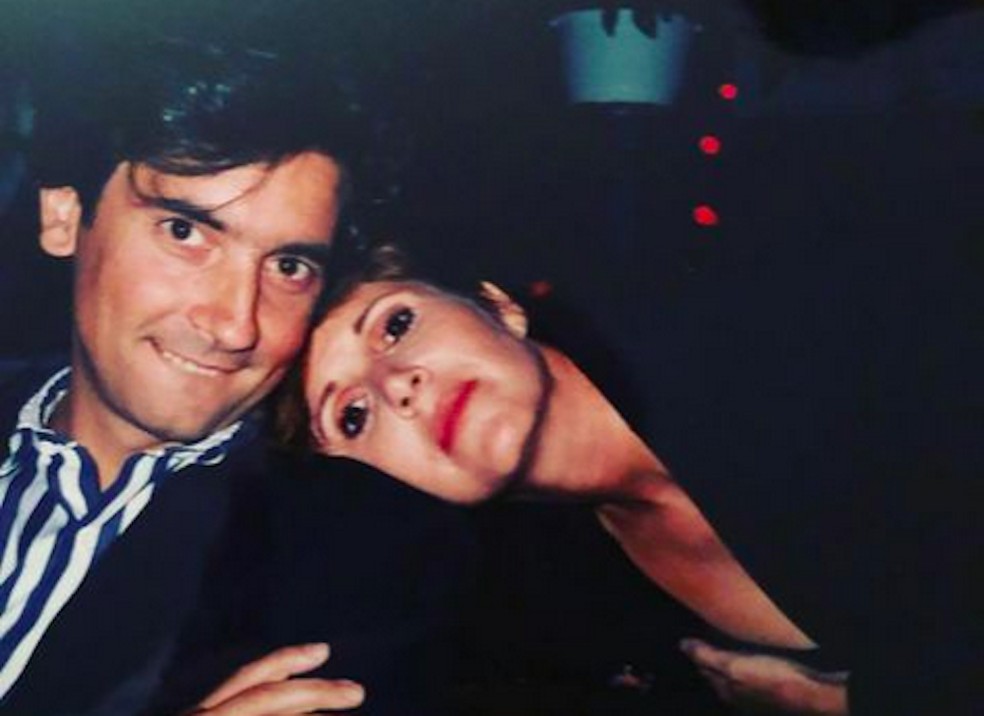 Griffin Dunne e Carrie Fisher (1956-2016) — Foto: Instagram