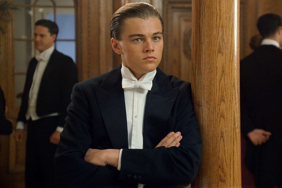 Leonardo DiCaprio em Titanic (1997) — Foto: Divulgação