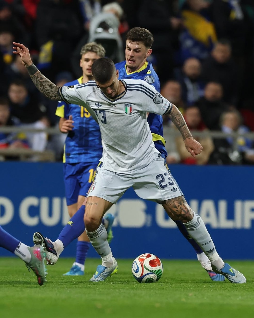 Itália x Bósnia e Herzegovina em duelo pela repescagem da Copa do Mundo 2026 — Foto: Reprodução/Instagram
