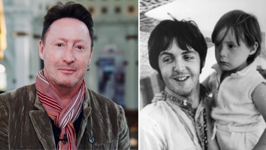 Julian, filho de John Lennon, emociona fãs ao postar fotos de infância com Paul McCartney e usar música dos Beatles feita para ele como trilha
