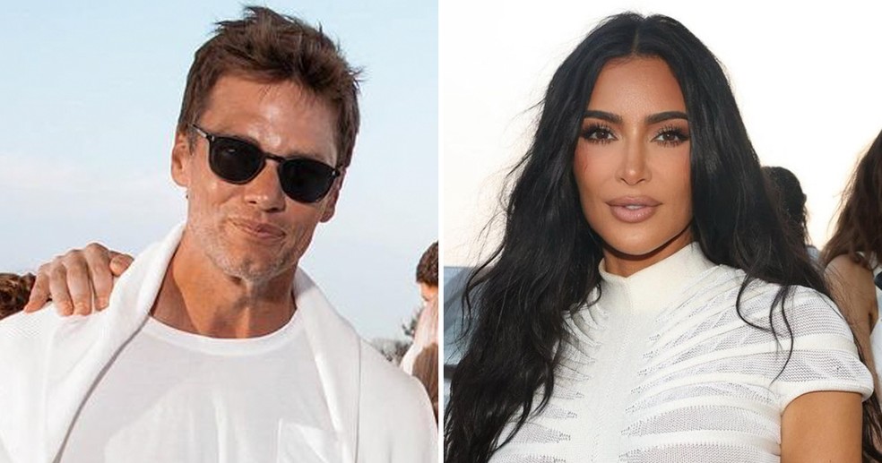 Tom Brady e Kim Kardashian — Foto: reprodução/Instagram