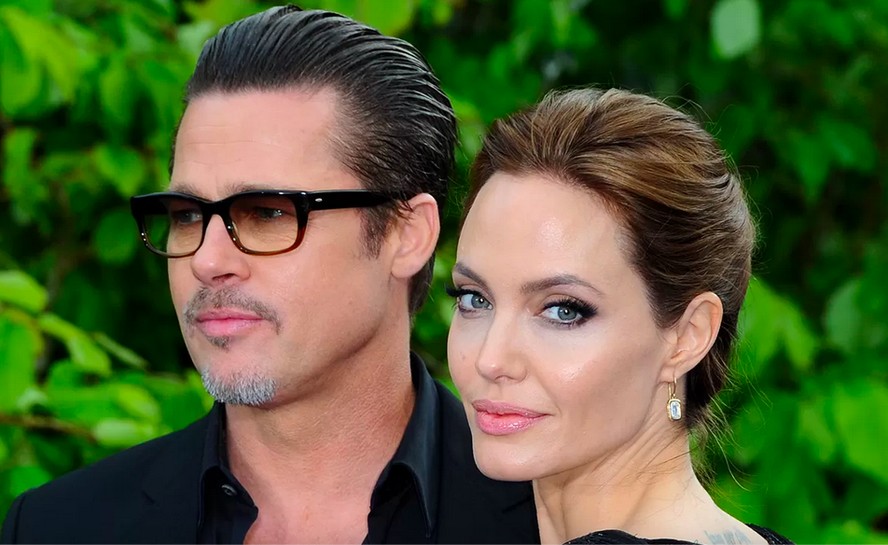 Angelina Jolie e Brad Pitt quando ainda eram casados