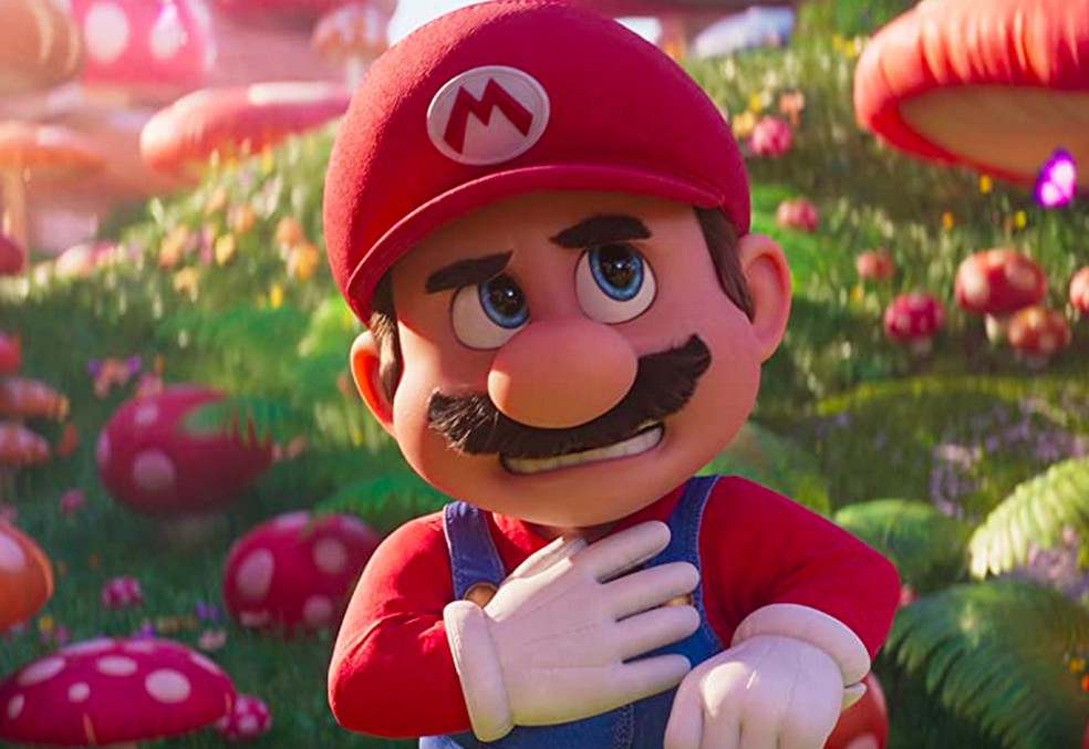 Chris Pratt dublou o personagem Mario em Super Mario Bros. - O Filme (2023) — Foto: Reprodução