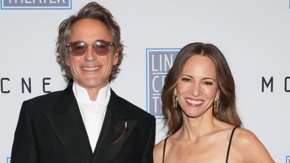 Robert Downey Jr. e a esposa, Susan Downey — Foto: Reprodução/Instagram