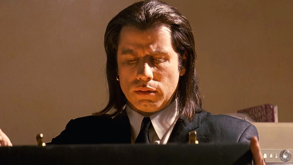 John Travolta em momento clássico de 'Pulp Fiction' — Foto: Divulgação