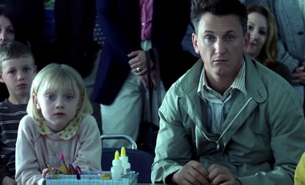 Sean Penn e Dakota Fanning em Uma Lição de Amor (2001) — Foto: Reprodução