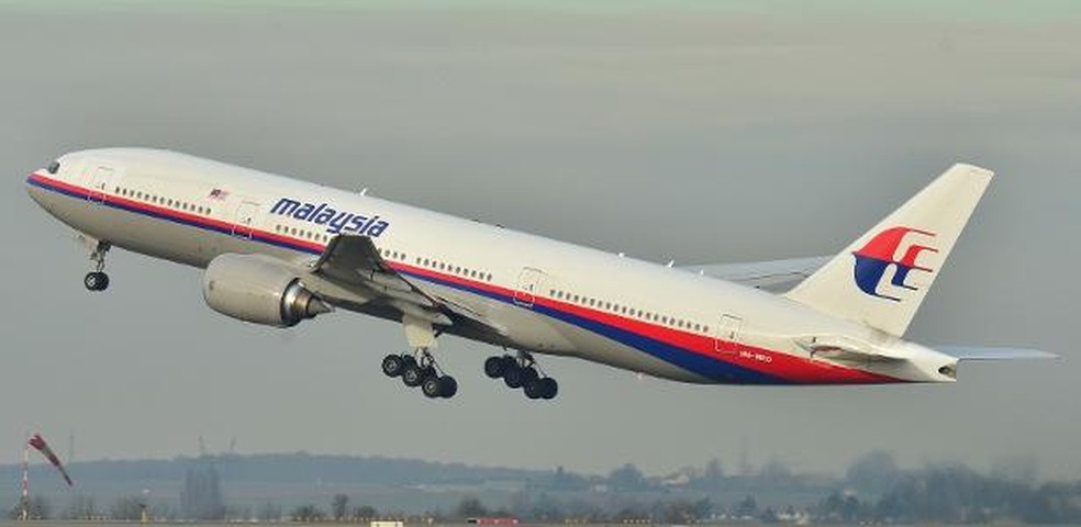 Um avião do mesmo modelo da Malaysia Airways — Foto: Reprodução