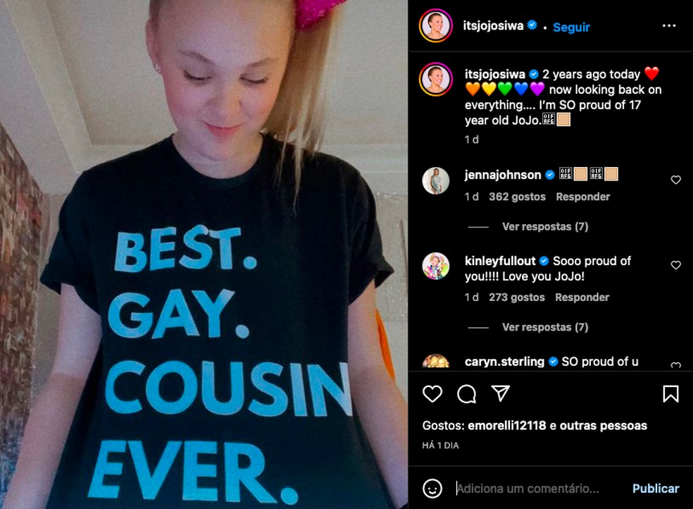 A JoJo Siwa chegou!