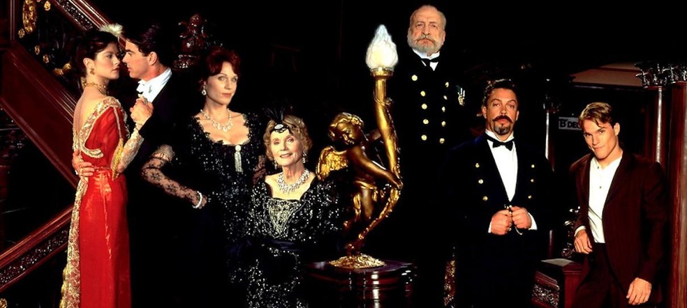 Arte da minissérie sobre o Titanic — Foto: Divulgação