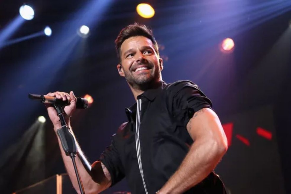 O cantor Ricky Martin — Foto: Getty Images