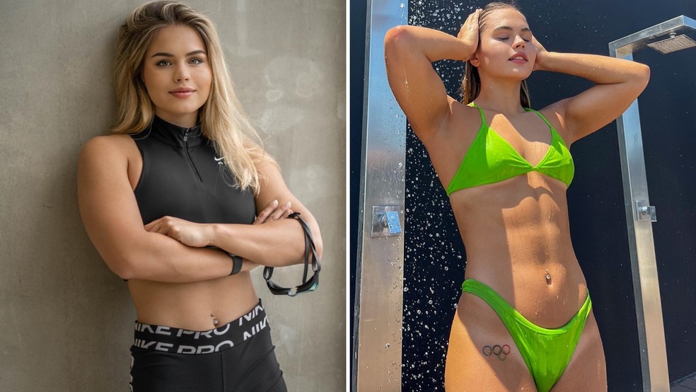 A nadadora paraguaia Luana Alonso — Foto: Reprodução/Instagram