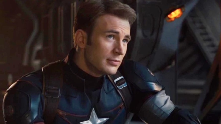 Chris Evans como o Capitão América da Marvel