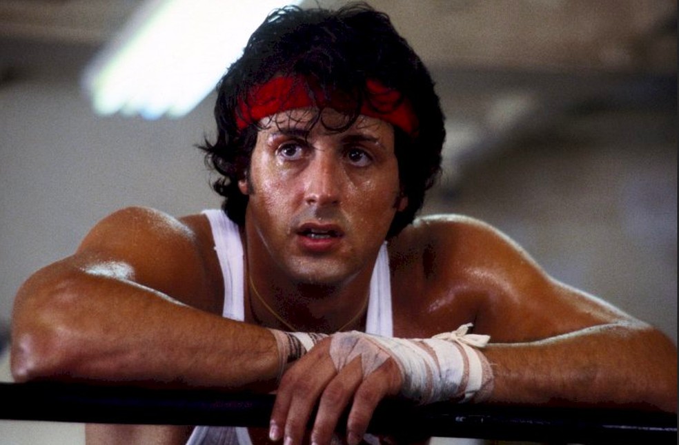 Sylvester Stallone em cena de Rocky II - A Revanche (1979) — Foto: Reprodução
